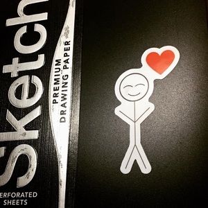 A Stickman Sticker (read description if interested)